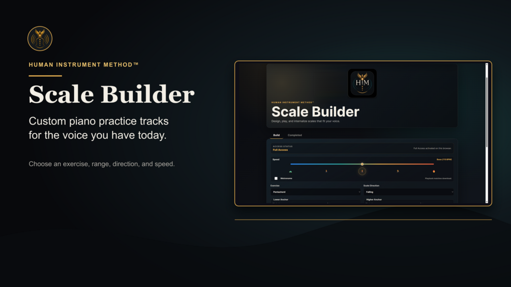 Scale Builder interface preview