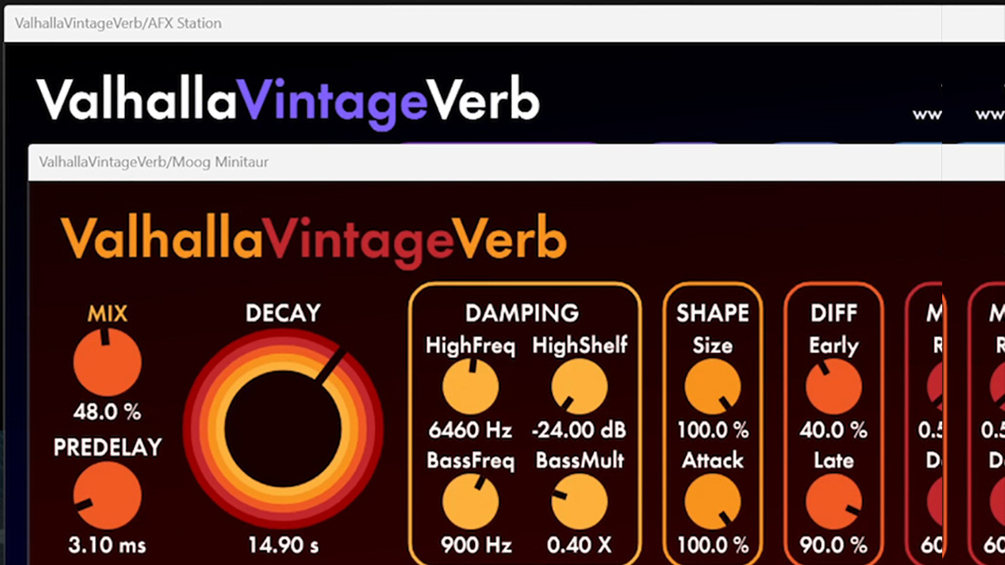 8 Big Reverb Presets for Valhalla VintageVerb
