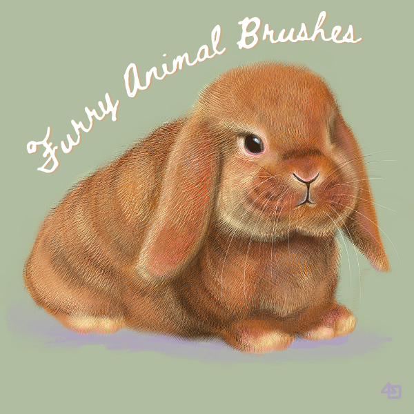 Procreate Furry Animal Brushes 1 • Free Pack by Kimmy W