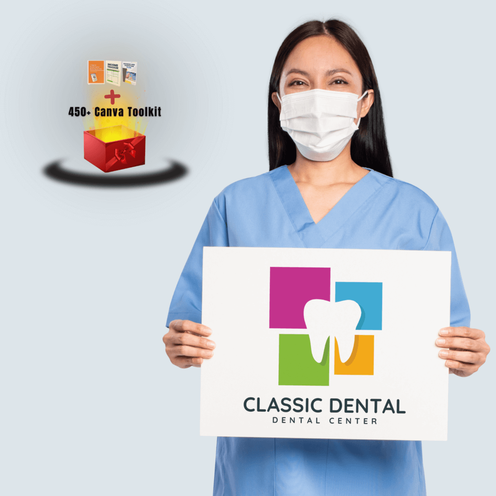 Dental Logo, Professional Dental Clinic Logo, Dentist Logo, Canva