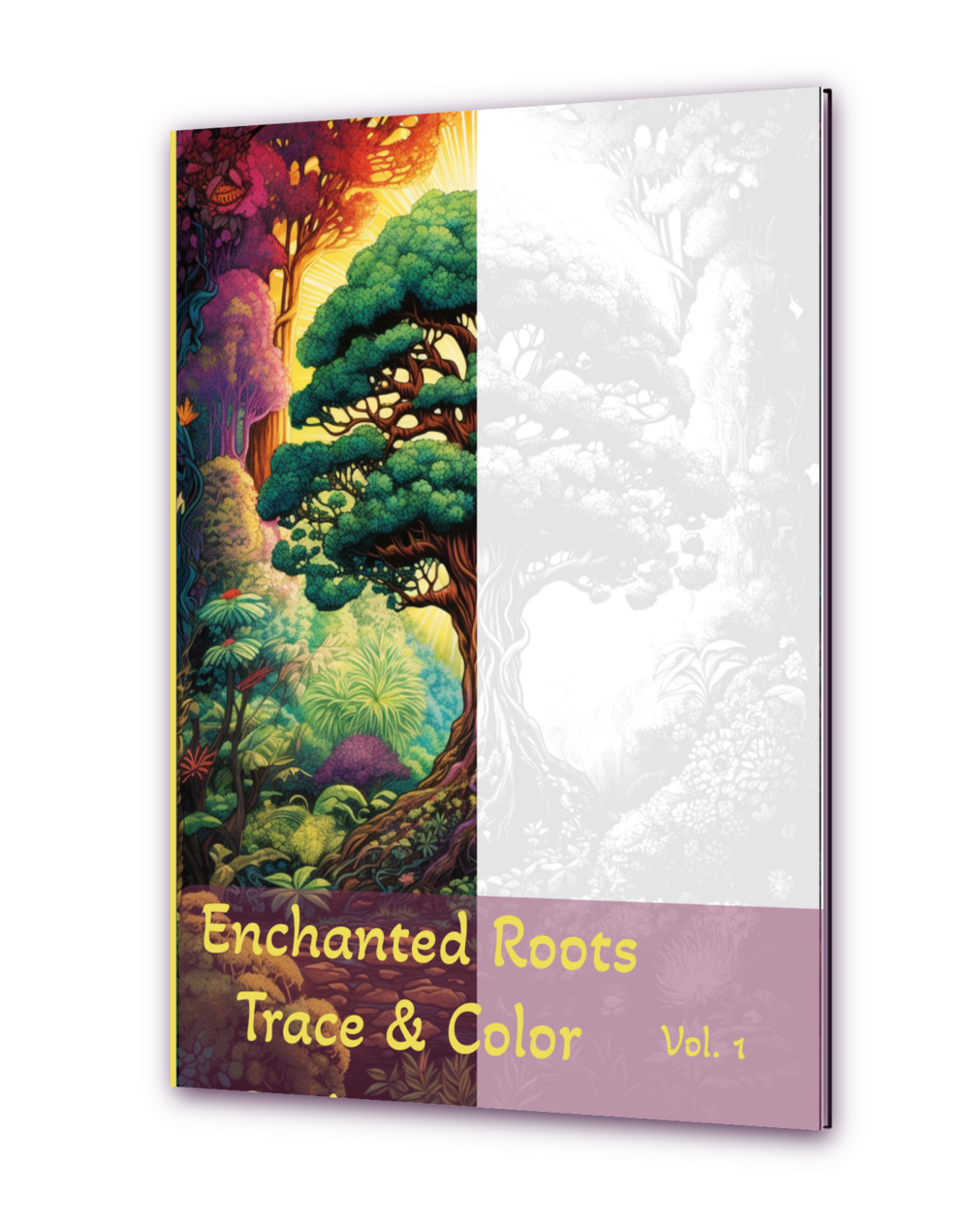 Enchanted roots trace color bundle 25 images vol 1 