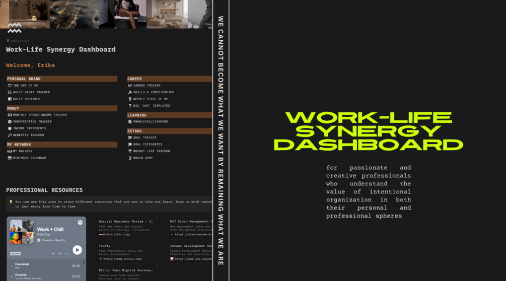 Work-Life Synergy Dashboard