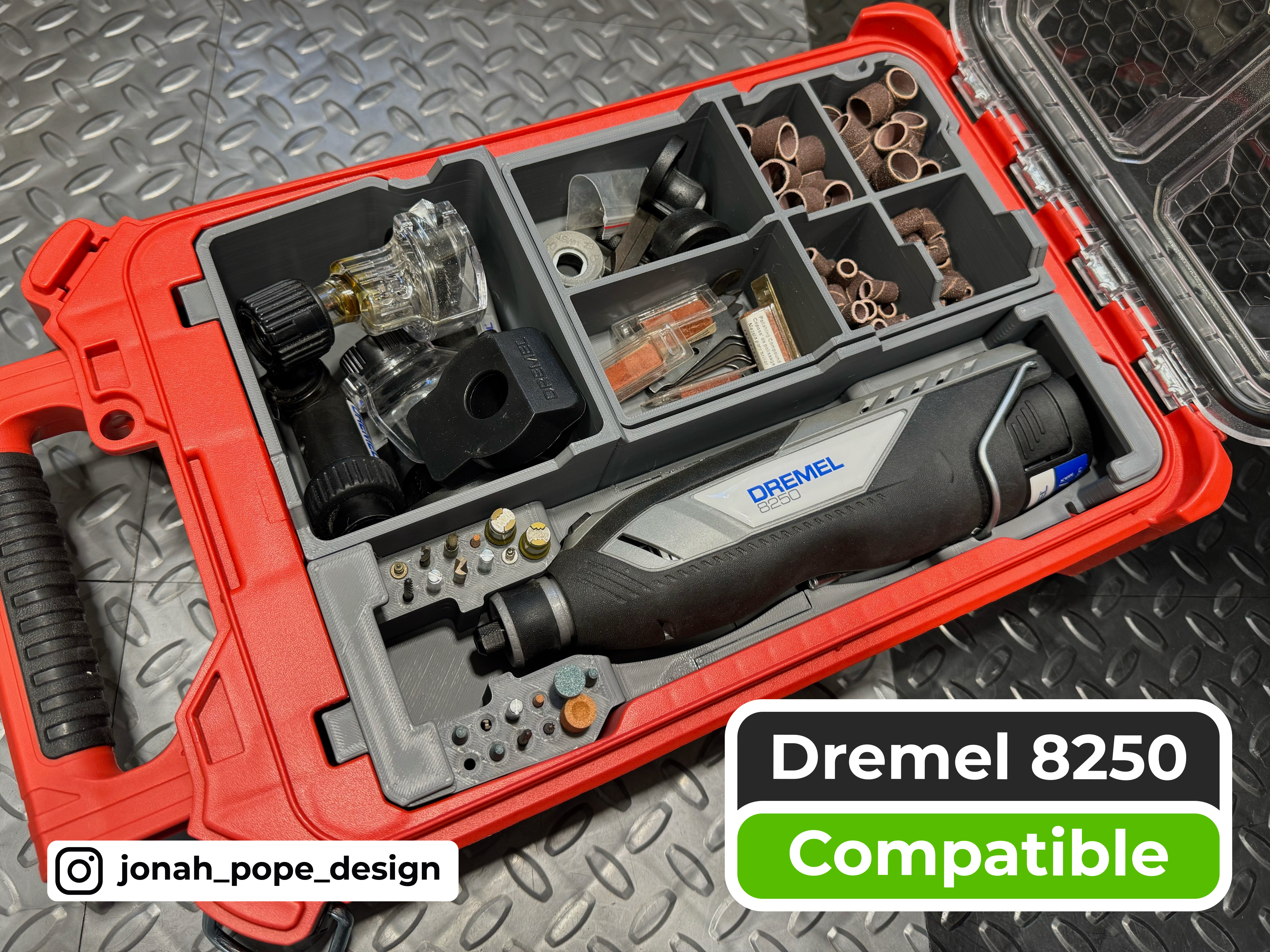 東方3Dパネル Packout Dremel 8260 & 8250 (DIGITAL 3D PRINT FILE ONLY)