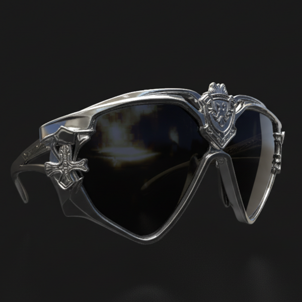 Baroque Luxury VRChat Glasses | Gold & Silver | FBX, Poiyomi, SDK3