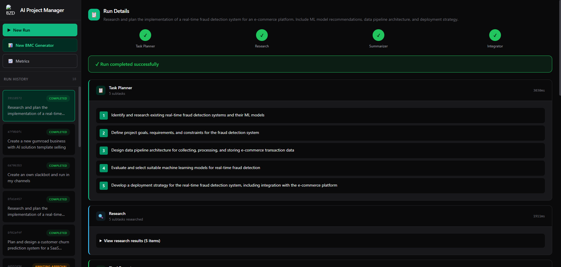 AI Project Manager — Production-Ready Agentic System