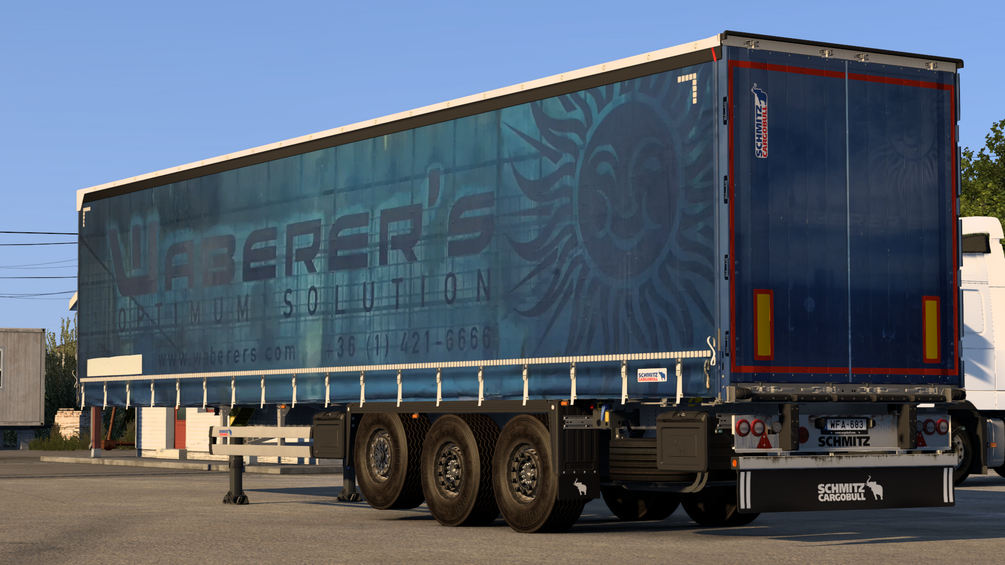 Ex Waberes skin for Schmitz trailer dlc. ETS2 by ANGYALFOLDI