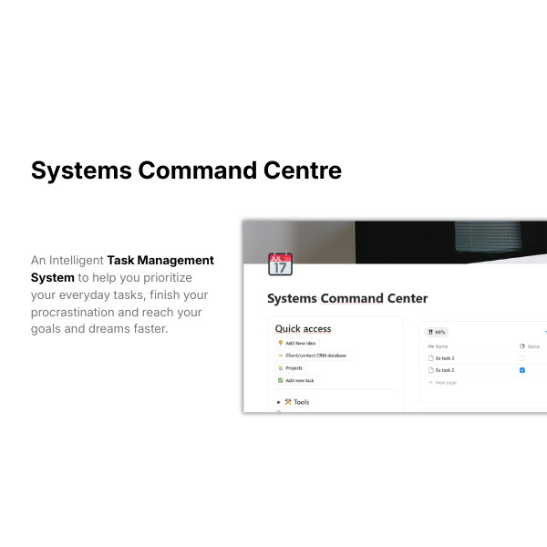 Systems Command Centre for Engineers