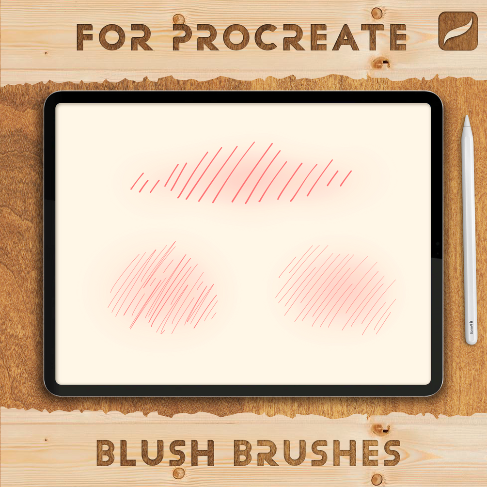 Free Cheek Blush Brushes for Procreate