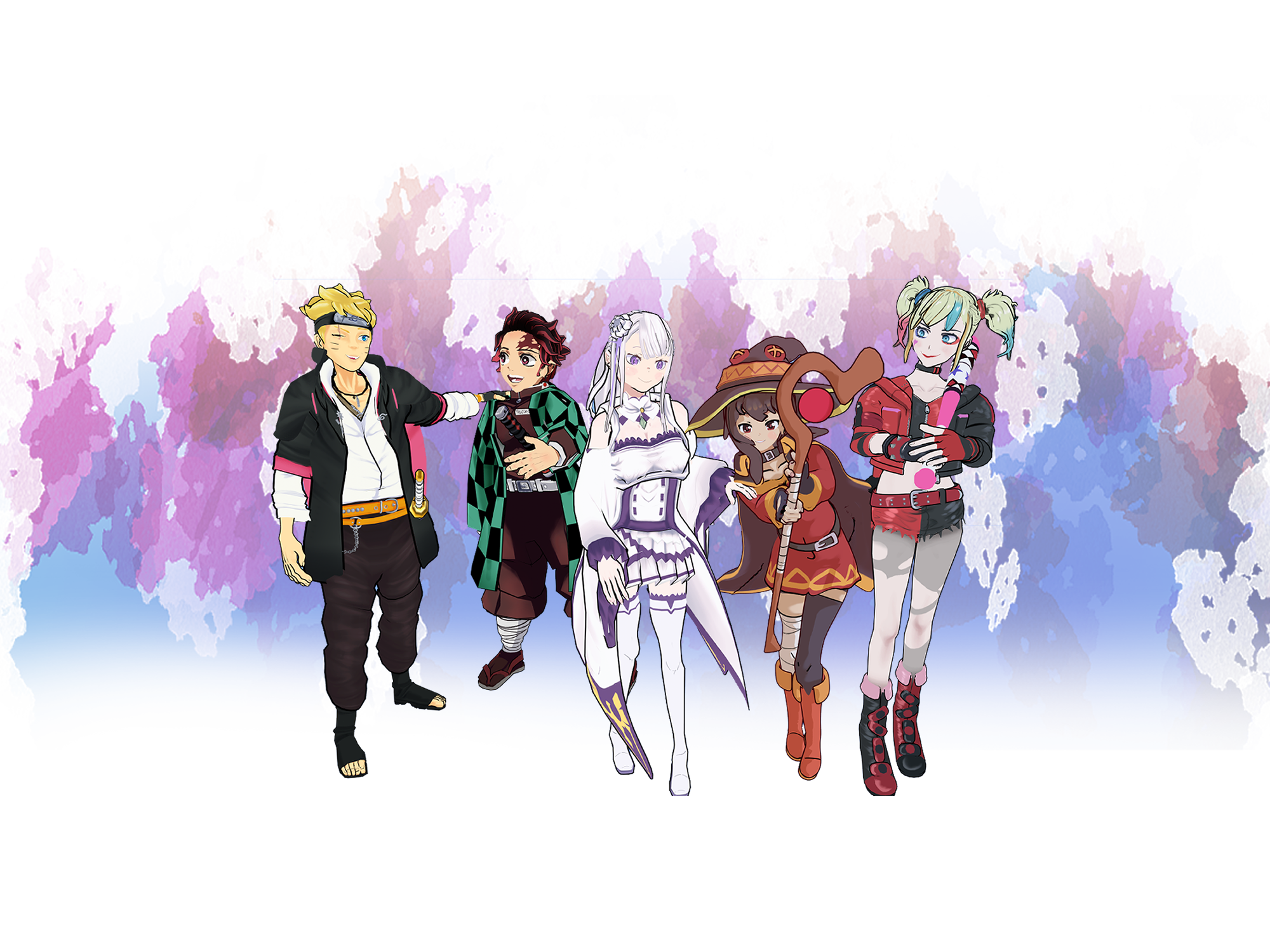 3D Anime style Modeling/Rigging Commission. (Blender/VRChat/Vtubing)