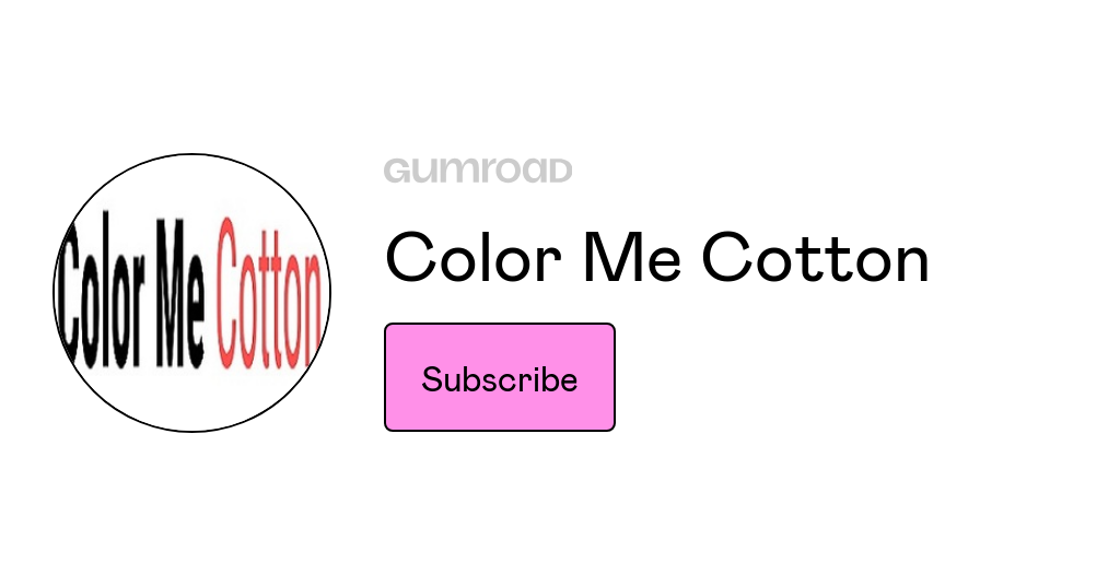 Color Me Cotton