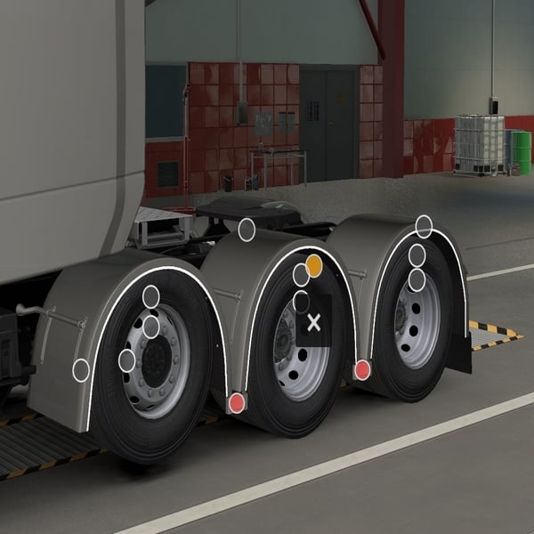 ˇ [rex tuning part] Scania NG parlock fender sidebar by WC007 D3SIGN