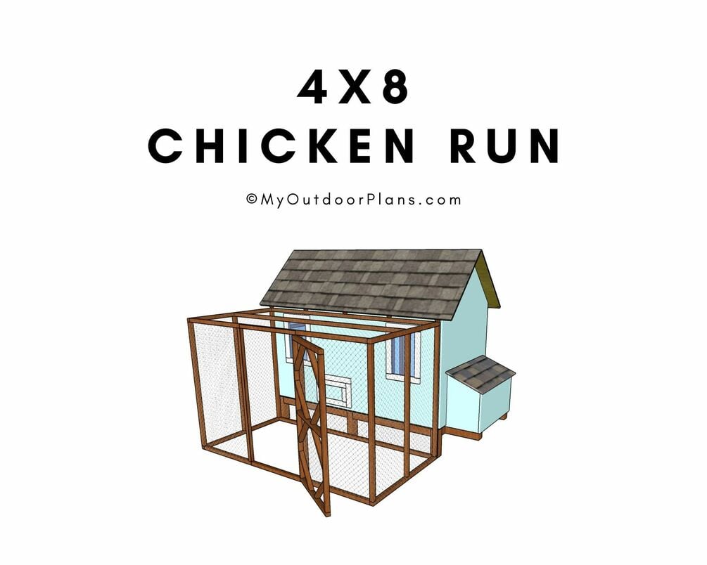 4x8 Chicken Run Plans