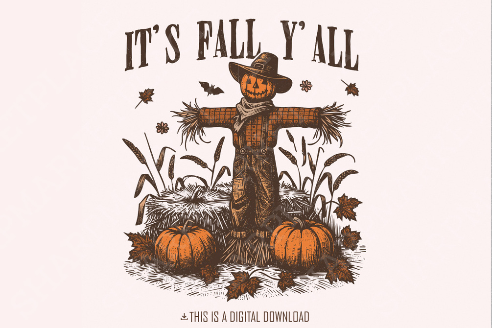 Its Fall Yall PNG, Fall Digital Download, Fall Png, Pumpkin png ...