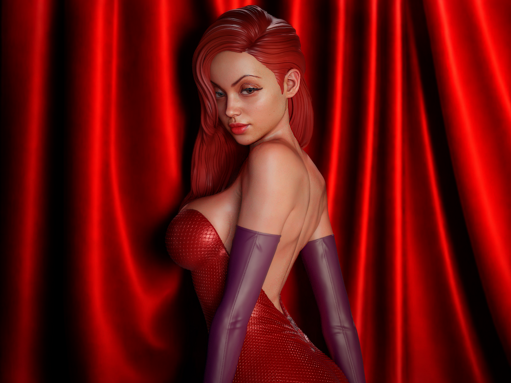 Jessica Rabbit 3D Print