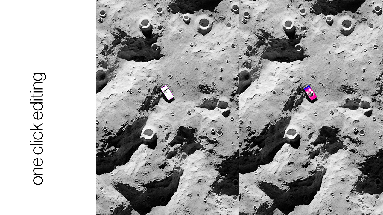 iPhone 13 Moon Mockup PM07