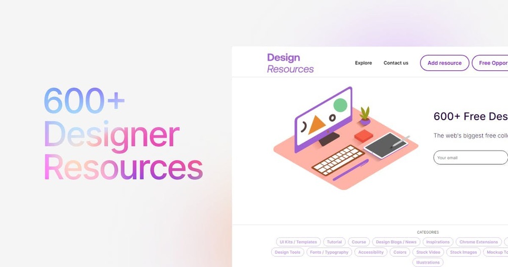 600+ Free Design Resources