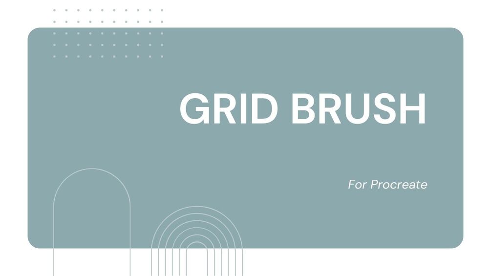 Ultimate Grid Brushes Pack for Lettering and Poster Design (Procreate)