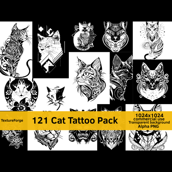 Black Cat Tattoo