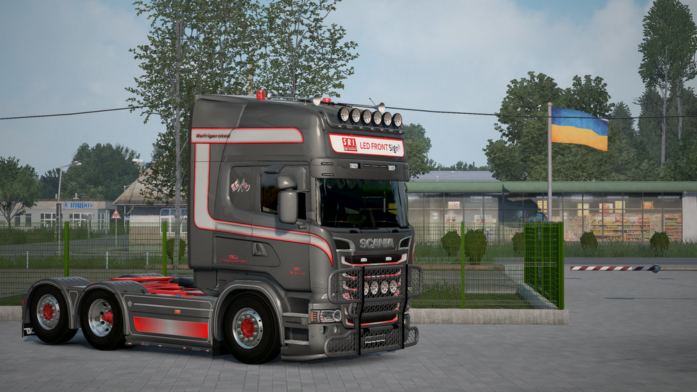 ETS2 Silver And Red RJL Skin by JDR Skinworks