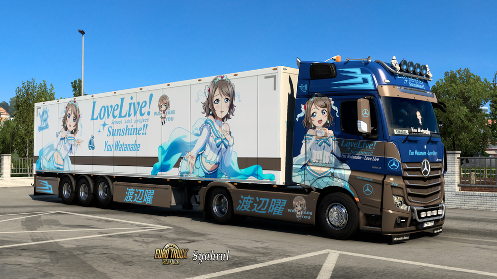 [ETS2] You Watanabe | Love Live! [Combo Skin] by Syahrul Itasha Truckstyling 痛トラック