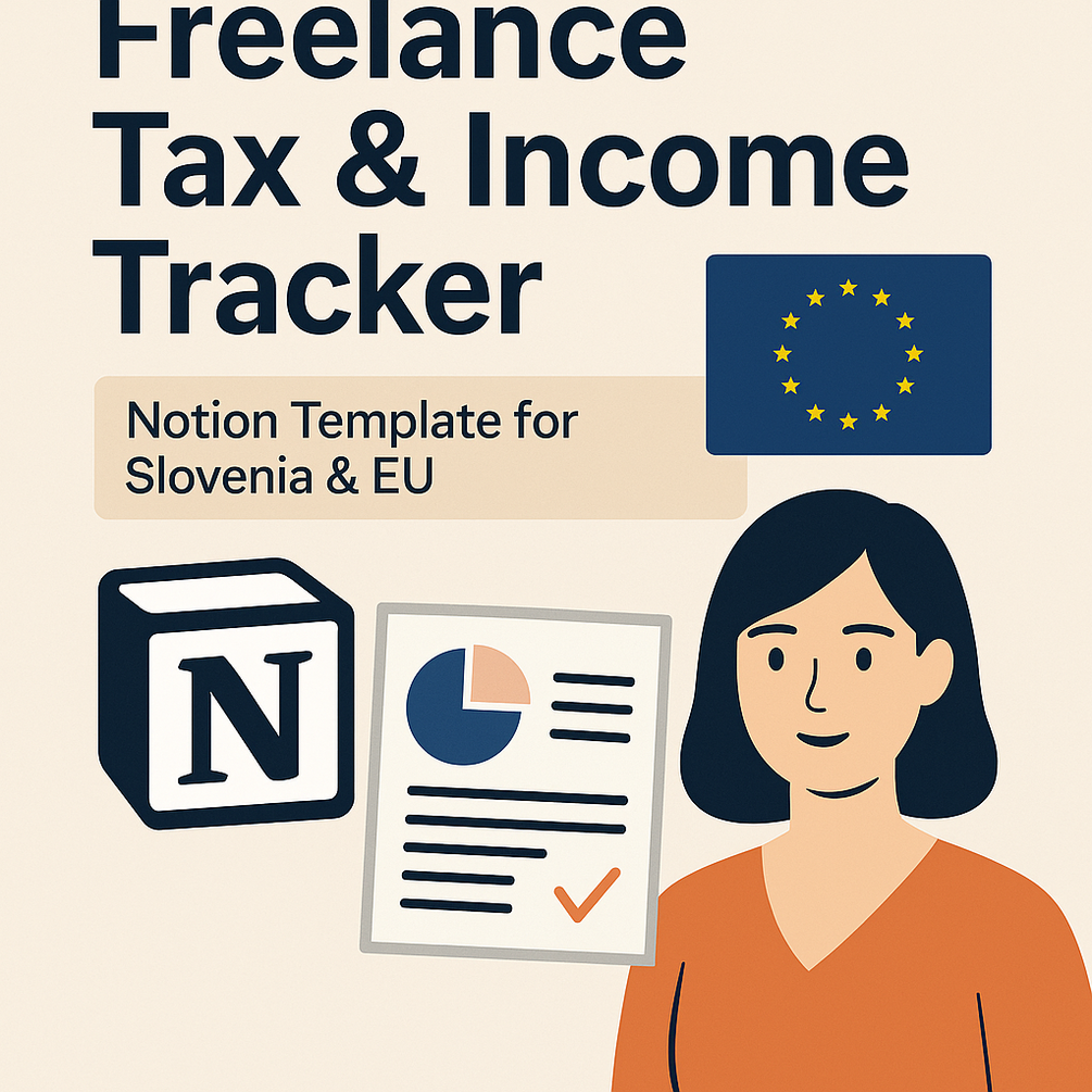Freelance tax income tracker slovenia eu notion template