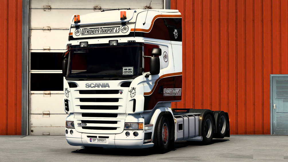 Scania RJL 5s Leif Hodnemyr Transport AS Skin by ETS2 Hedmark Truckstyling