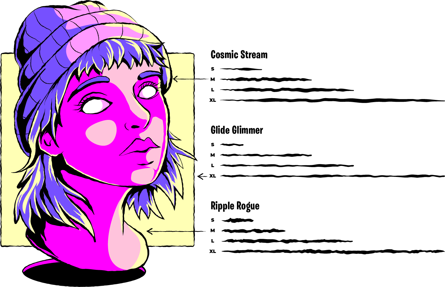 Galaxy gush stretchless infinite inking brushes for adobe illustrator