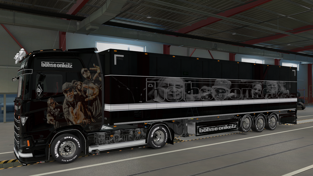 Scania S 2016 & Box Trailer | Böhse Onkelz by STEMOS|designs