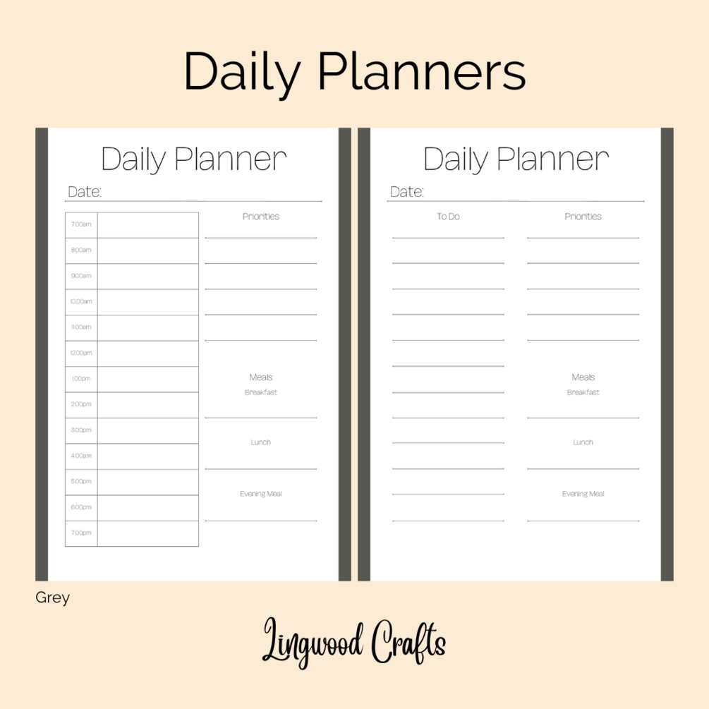 Printable Daily Schedule / To Do List / Daily To Do Planner / PDF ...