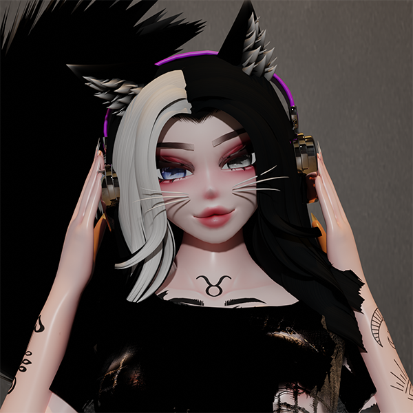 "Jade" --- Goth Gamer Girl (Physbone)