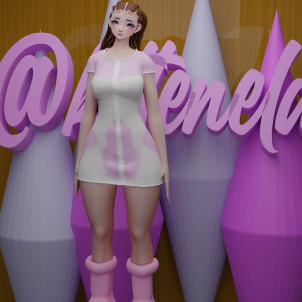 Simple Mini Dress
