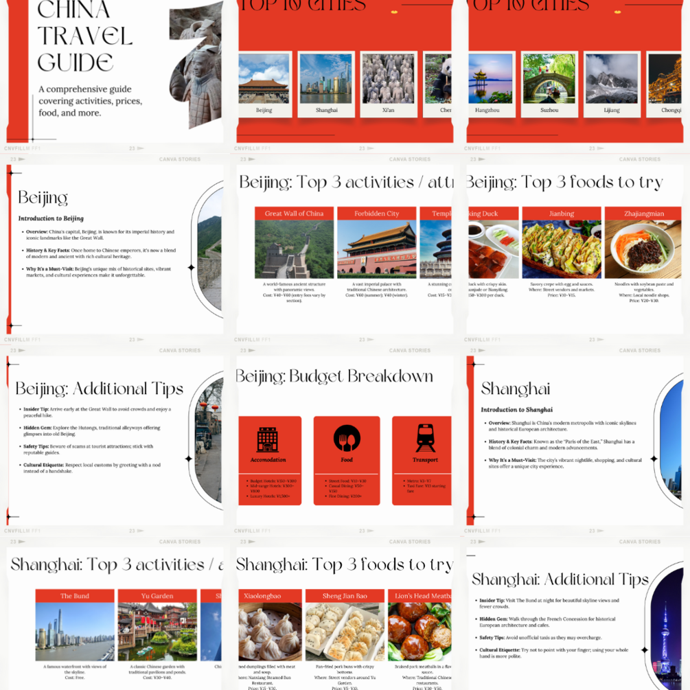 CHINA TRAVEL GUIDE PDF visual data 5