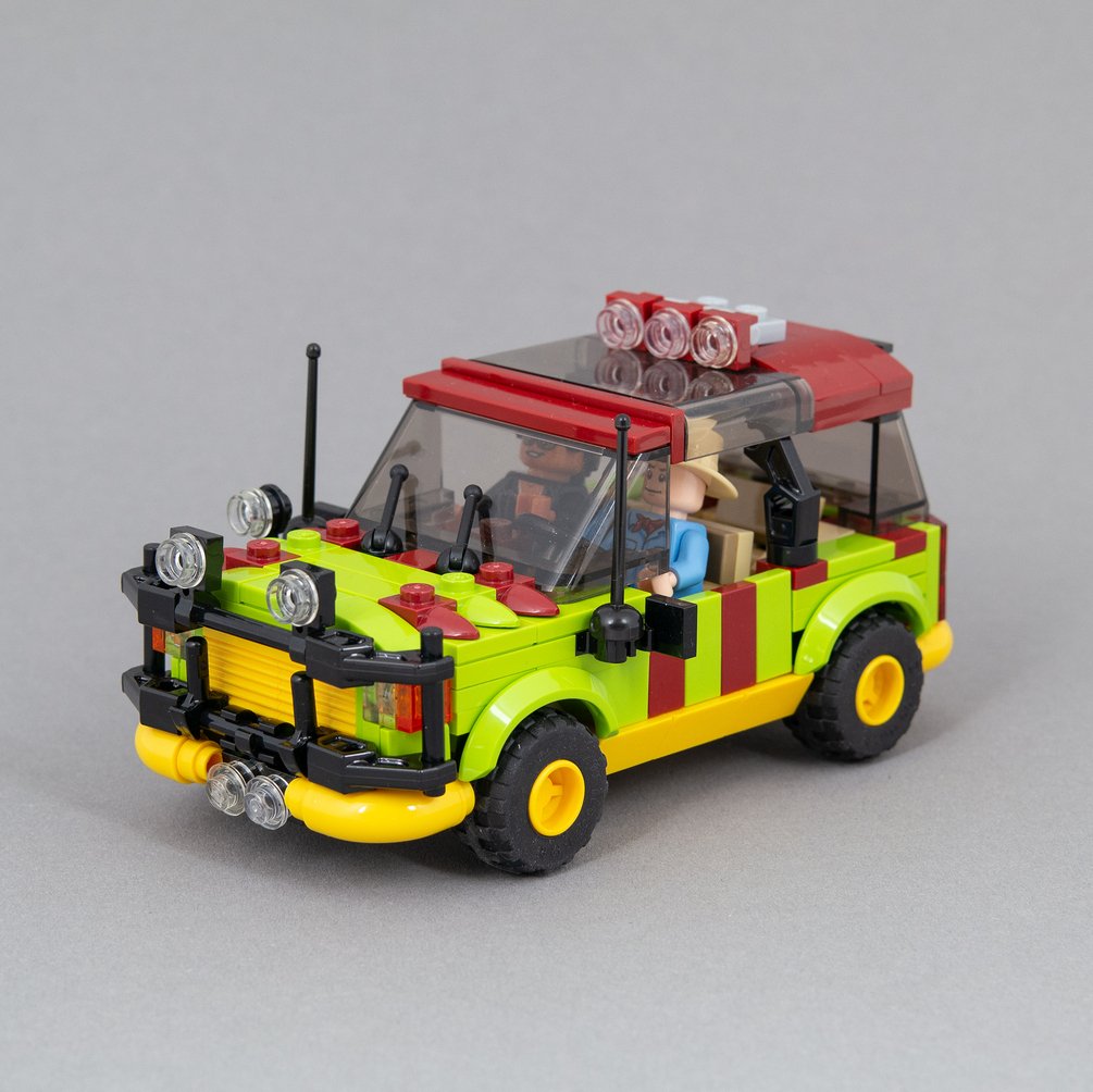 Lego jurassic park discount vehicles