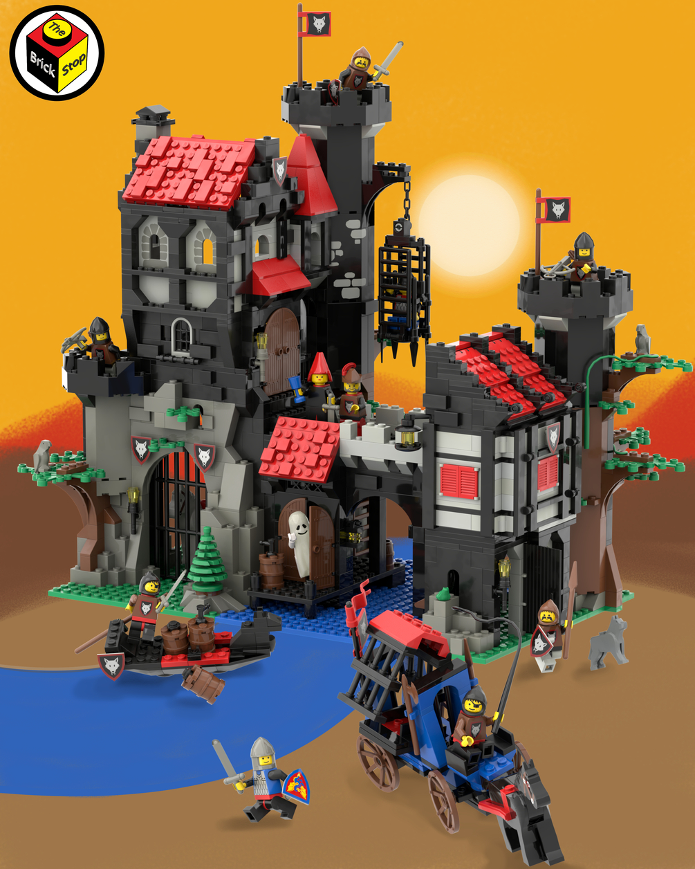 Lego discount wolf castle