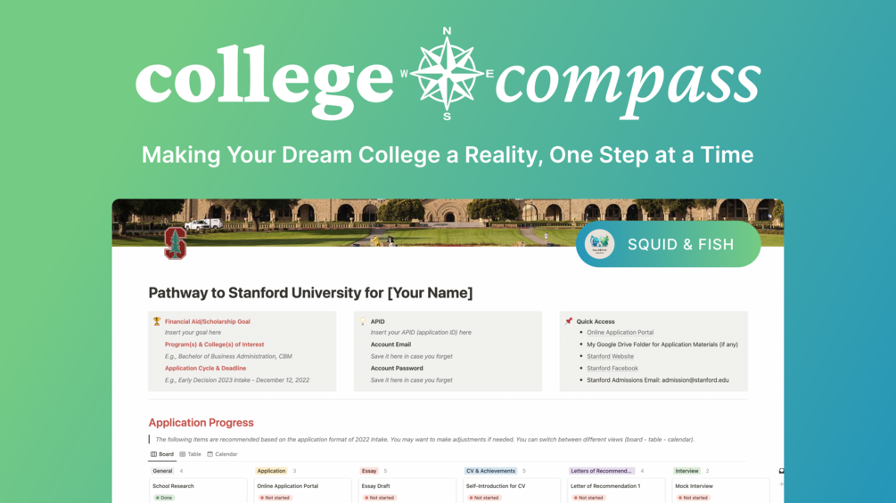 College Compass to Your Dream College