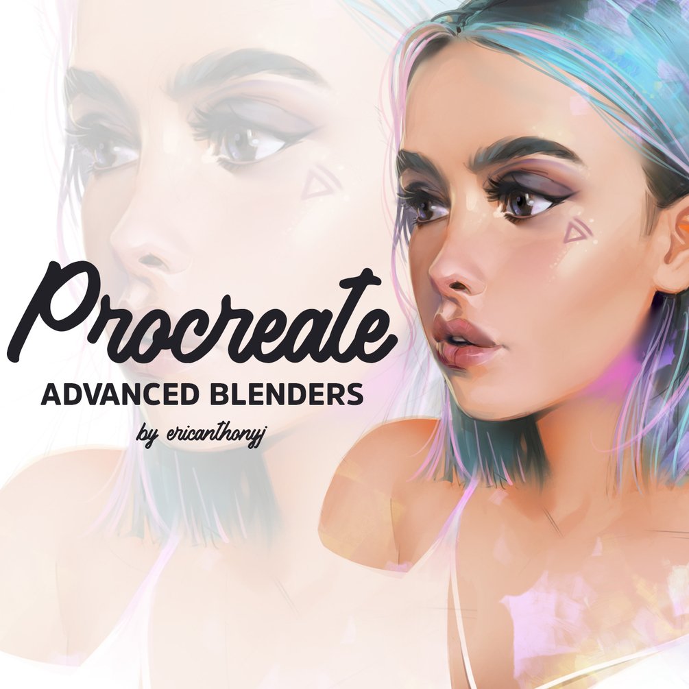 Procreate Brushes | Advanced Blenders by ericanthonyj