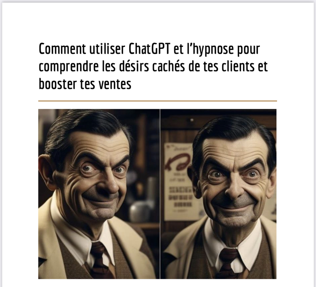 Comment utiliser chatgpt et l hypnose pour comprendre les d sirs cach s