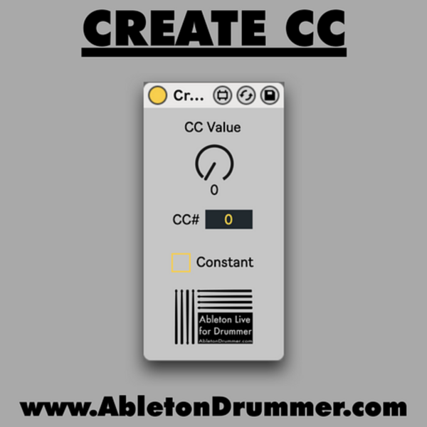 CREATE CC - Max for Live Device for Ableton Live