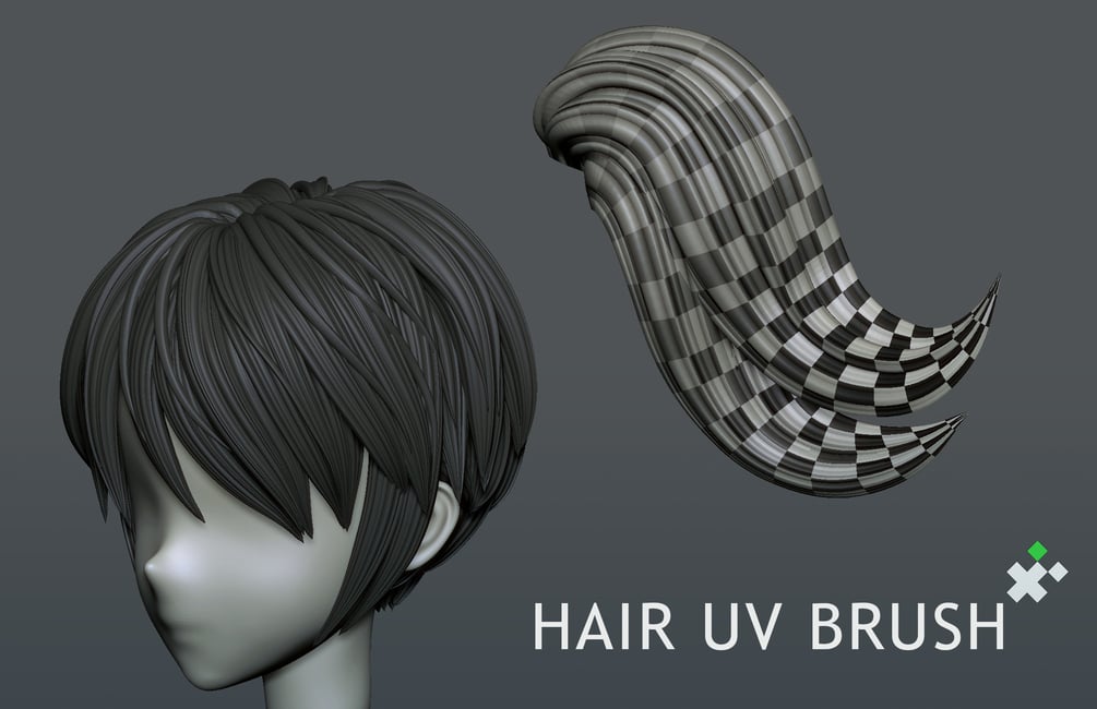 Tioxic Hair Brush (for Zbrush)