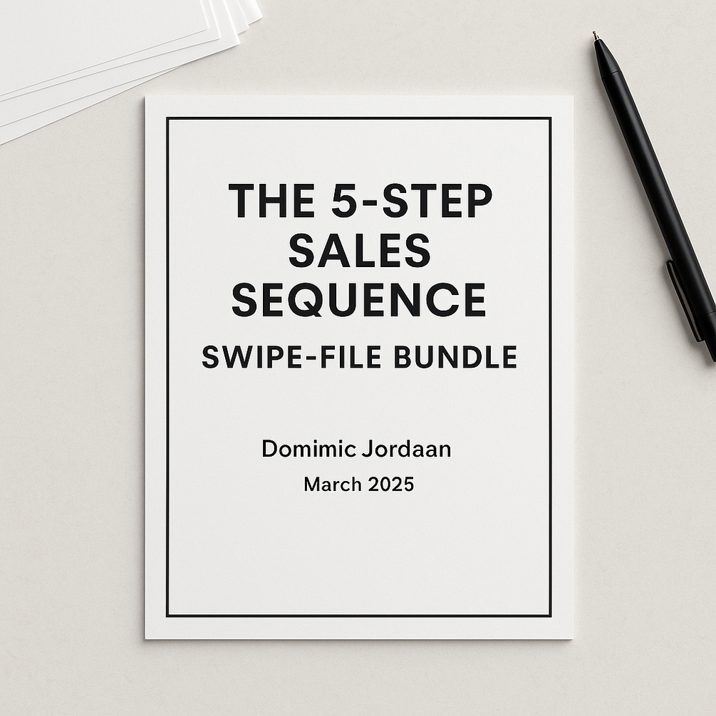 The 5-Step Sales Sequence Swipe-File Bundle