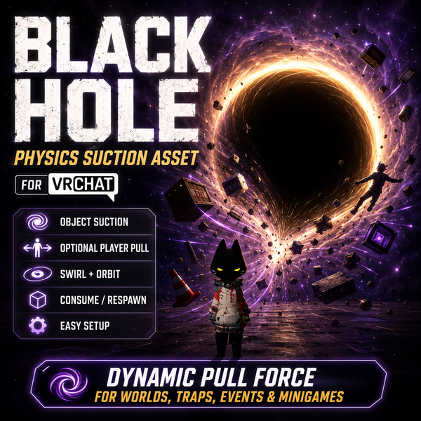 VRChat Black Hole Physics World Asset preview