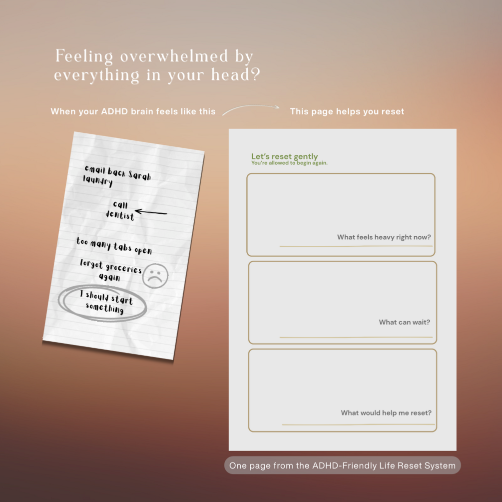 ADHD Reset Free Page Preview