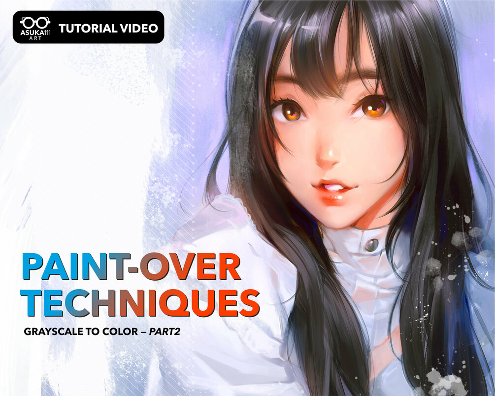 Paintover! From Anime to Semi-Realistic: Digital Painting