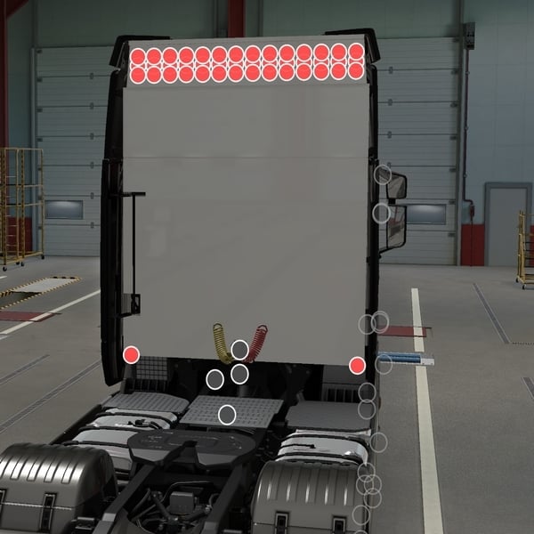 *[bwall tuning part] Scania NG Danish back wall V1 by WC007 D3SIGN