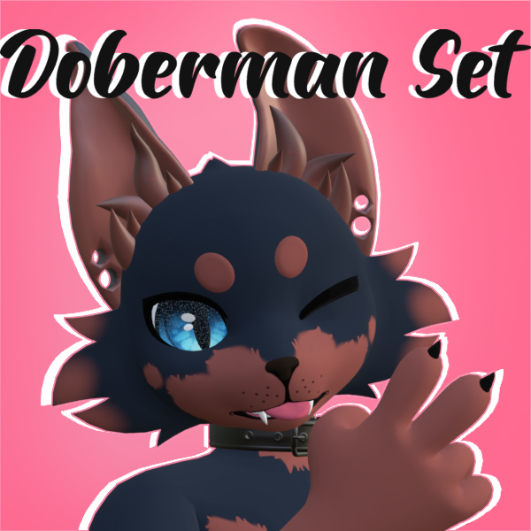 Doberman Mayu Set N Texture! (VRCFURY)