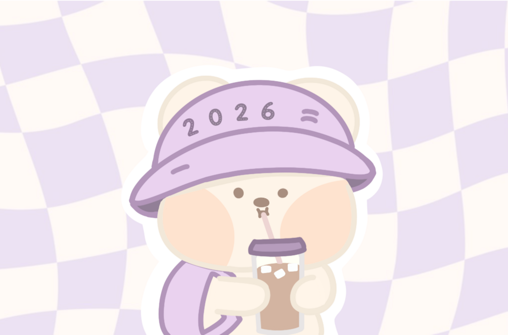 Purple 2026 Digital Planner Template 💜 | Monday & Sunday Start