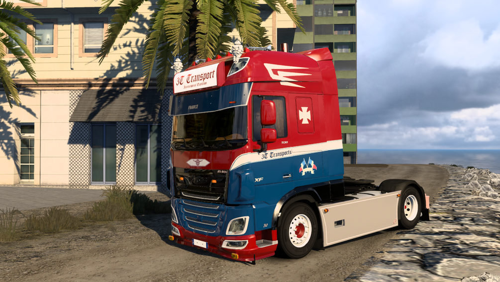 ( ETS2 ) Skin DAF 3T Transports by Delak Garage 🧰⚒️🇫🇷