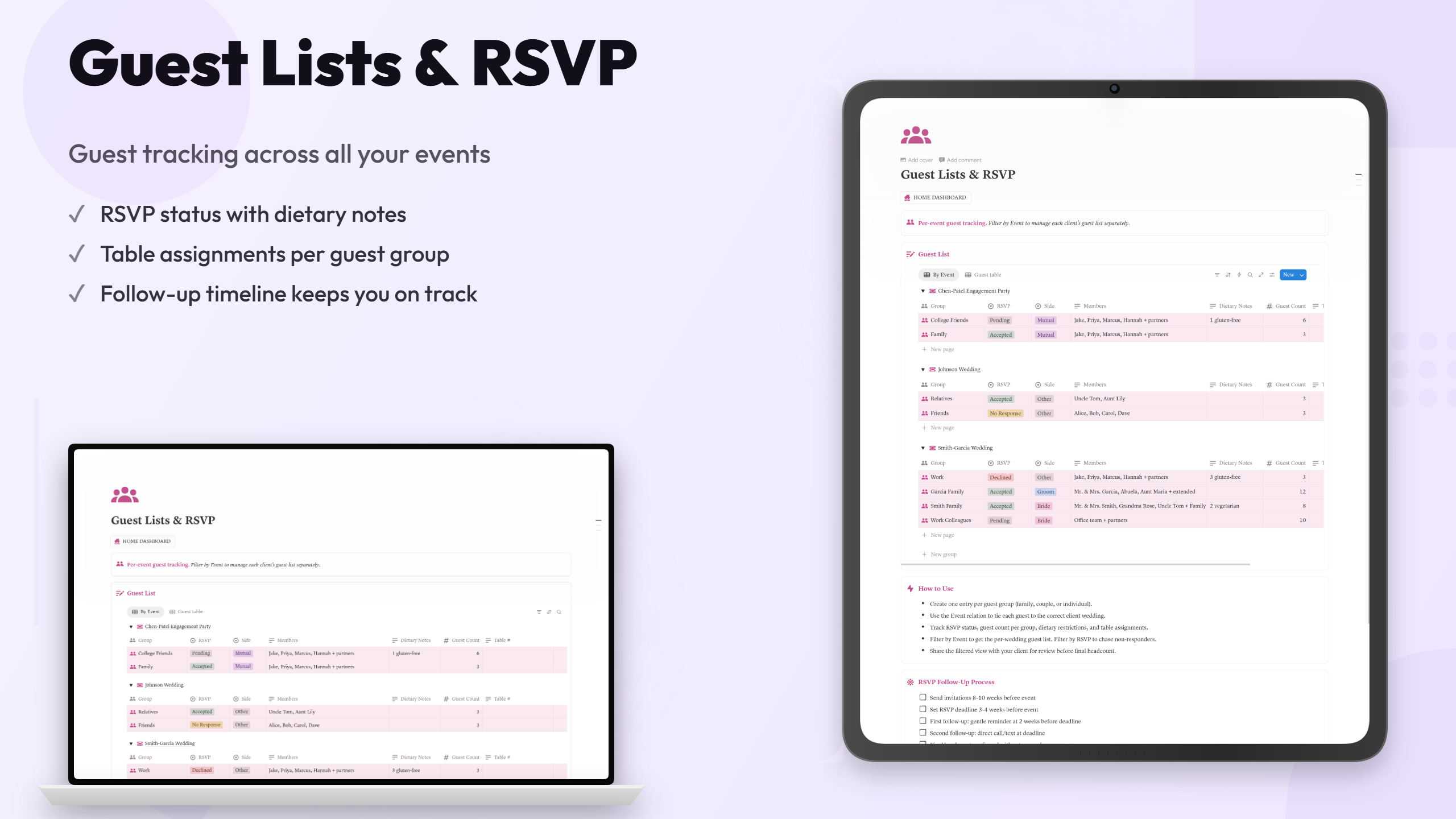Wedding and Event Planning Business CRM - Leads, Vendors & Day-Of - view 4