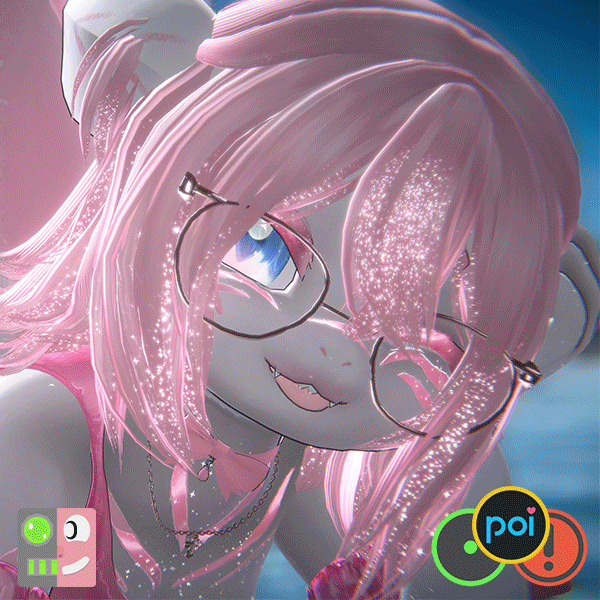 ●○ Pearl ○● The cute Shark / FaceTracking (PC/QUEST+ Opti) by LittleSaku