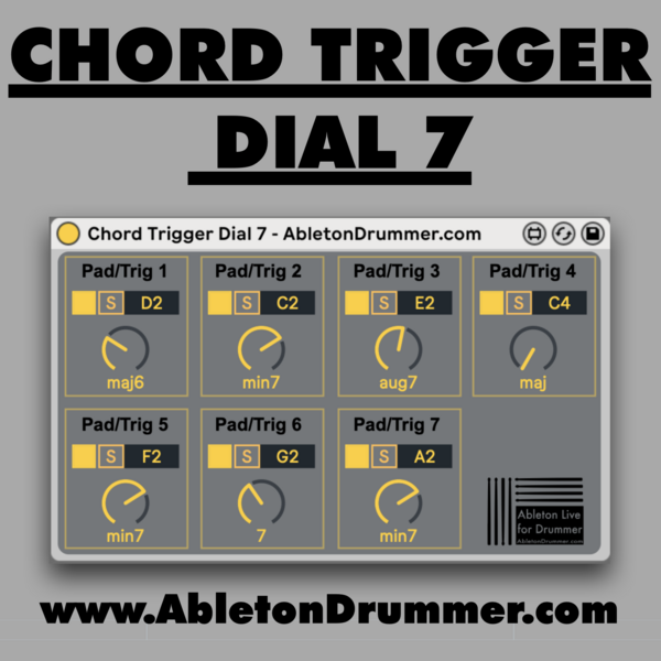 CHORD TRIGGER DIAL 7 - Max for Live Device for Ableton Live
